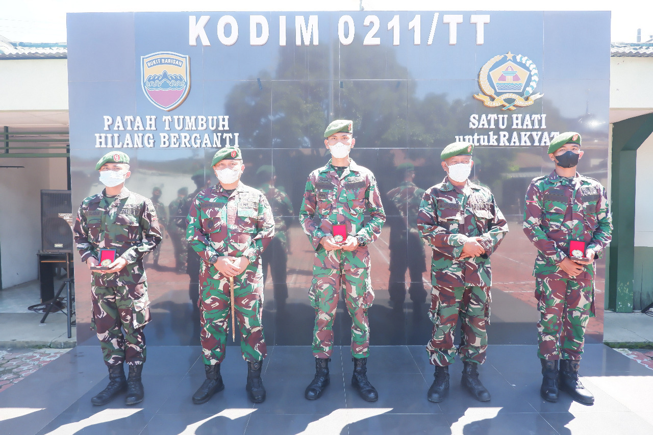 Dandim 0211/TT Pimpin Pelepasan Pinda Satuan Anggota